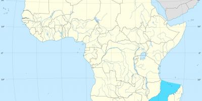 Мозамбик суваг африкийн газрын зураг