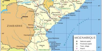 Мапуто Мозамбик газрын зураг